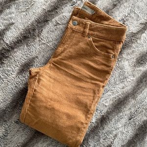 Corduroy Straight Leg Pant